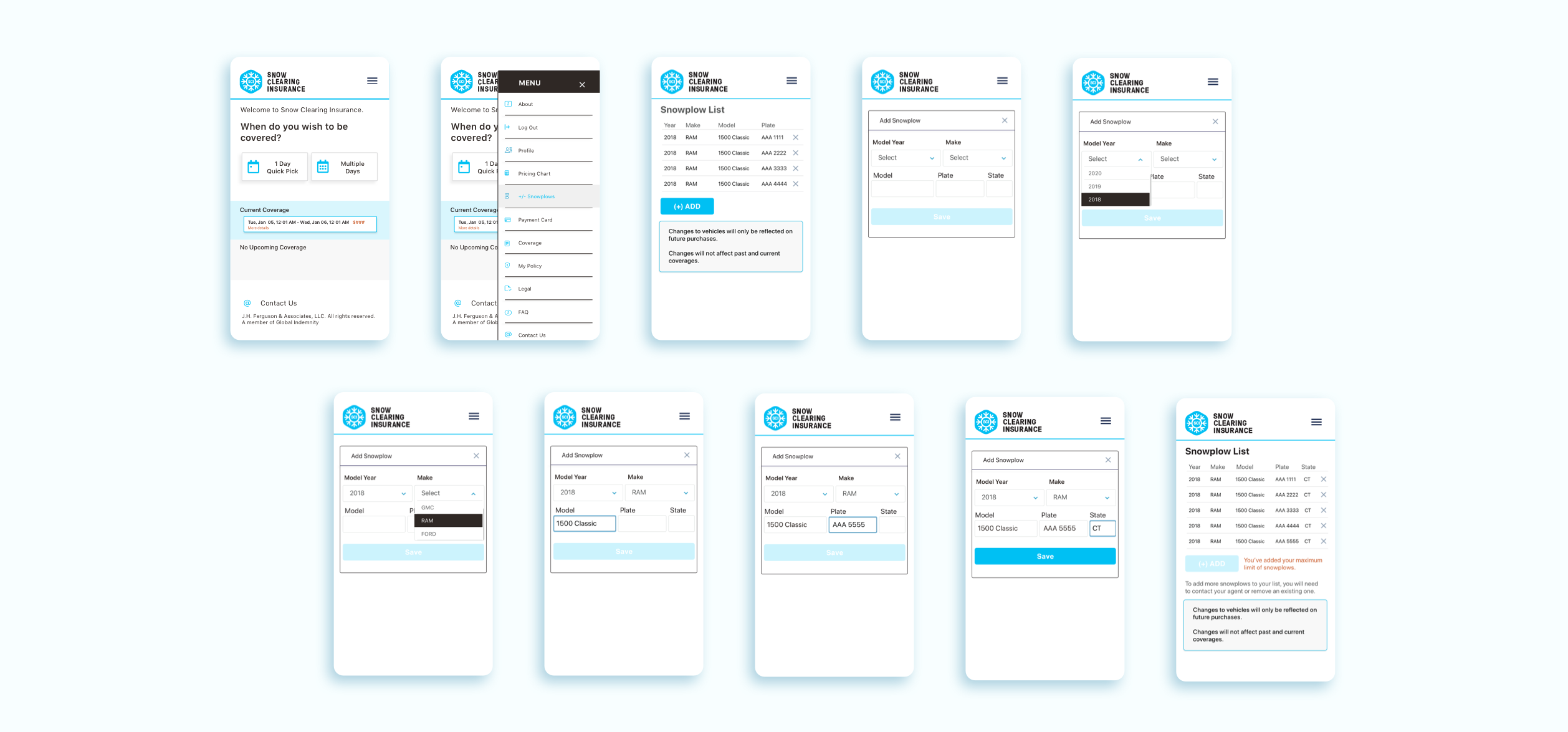 Jauntin' Insurance UX Design